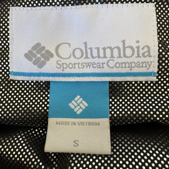 Columbia Jacket Mens Small Pike Lake Gray Plaid Lightweight Puffer Omni Heat - Picture 9 of 11